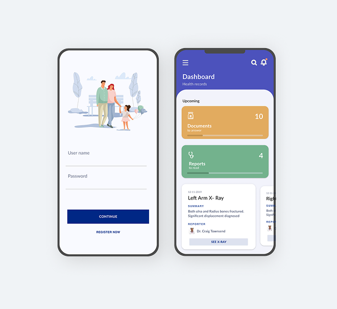 Bloom emergency triage interface